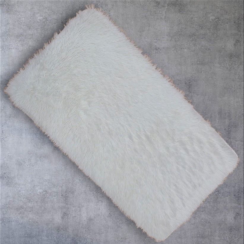Alfombra Rectangular Pelo Largo