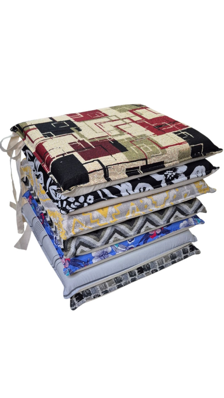 Almohadones para Silla de Tela Estampados