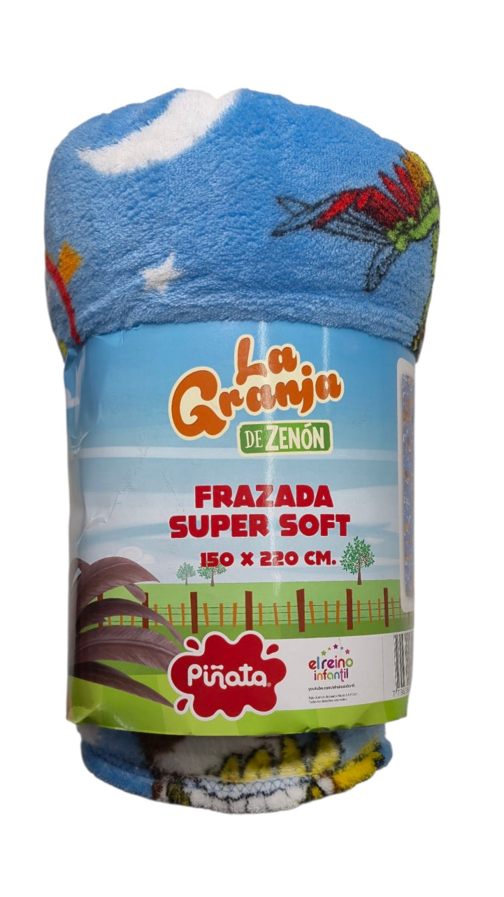 Frazada Infantil Piñata de Flanel